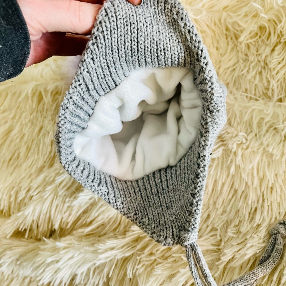 Kids purple and gray winter hat - BRAND NEW NEVER USED! - Picture 2 of 3